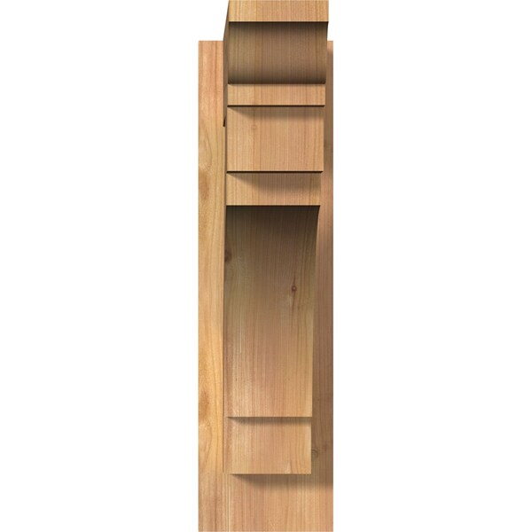 Merced Smooth Traditional Outlooker, Western Red Cedar, 5 1/2W X 20D X 20H
